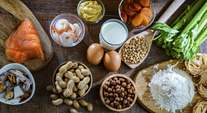 Alimentos que causan intolerancia alimentaria.