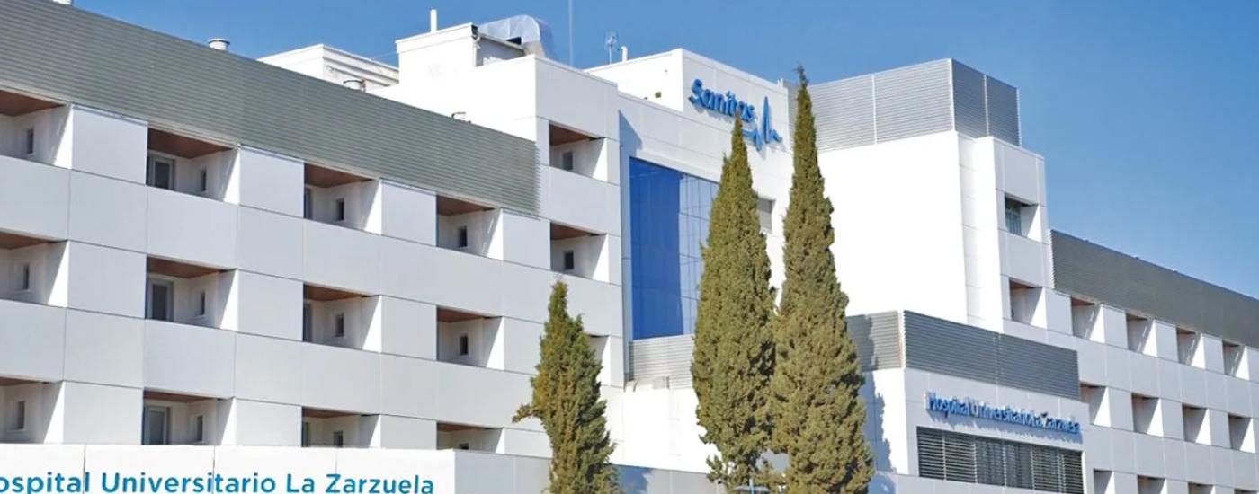 Façade of the Zarzuela University Hospital
